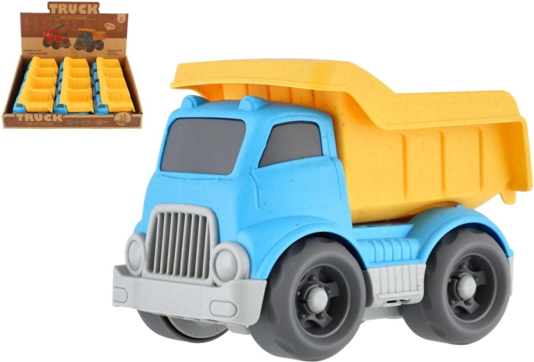 Mini-Baufahrzeug Kipper 10 cm mit Freilauf (12 Stk. im Displaykarton)