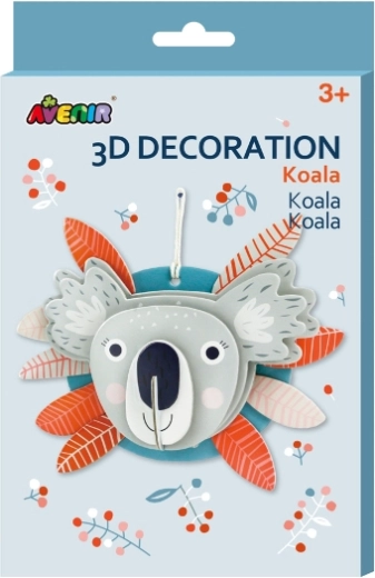 3D-Koala-Dekoration aus FSC-Papier