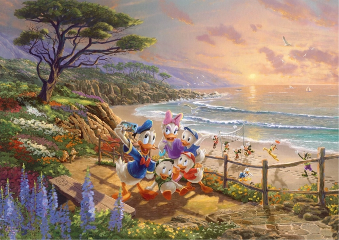 Puzzle Donald & Daisy: Ein Nachmittag mit Enten 1000 Teile