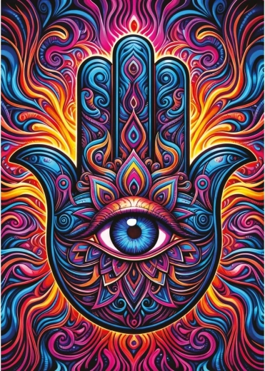 Puzzle Hand der Fatima 1000 Teile