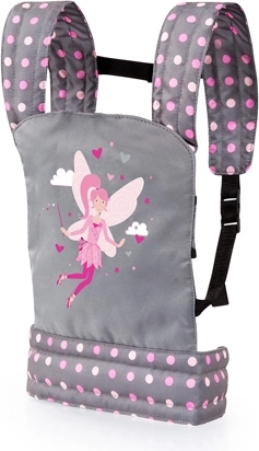 BAYER Puppentrage grau-rosa