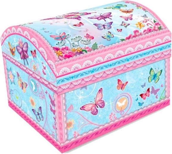 Schmuckkästchen mit Spieluhr Schmetterlinge