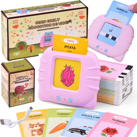 Interaktiver Lesestift für Lernkarten für Kinder Polnisch–Englisch (224 Karten)