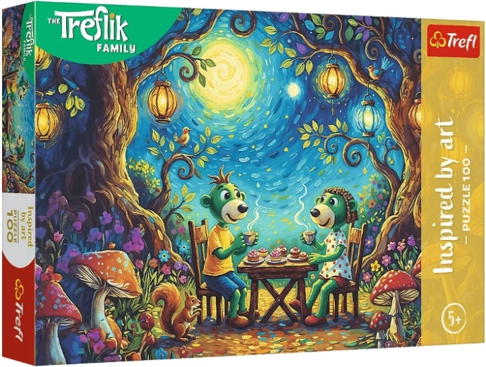 Trefl Puzzle 100 Teile Inspired by Art – Treffen im Café