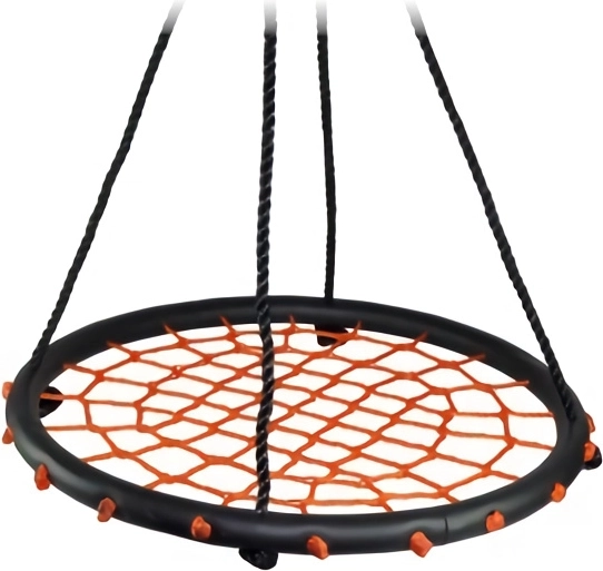 Bino Kinder-Schaukel-Nest schwarz-rot