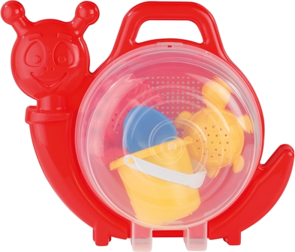 Sandspielzeug-Set Schnecke, 6-teilig