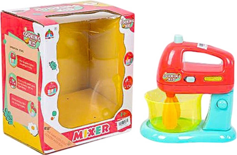 Kinder-Küchenmixer mit Schüssel, batteriebetrieben, mit Licht und Sound