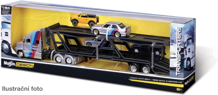 Maisto Design Transporters Transporter mit Auto 1:64