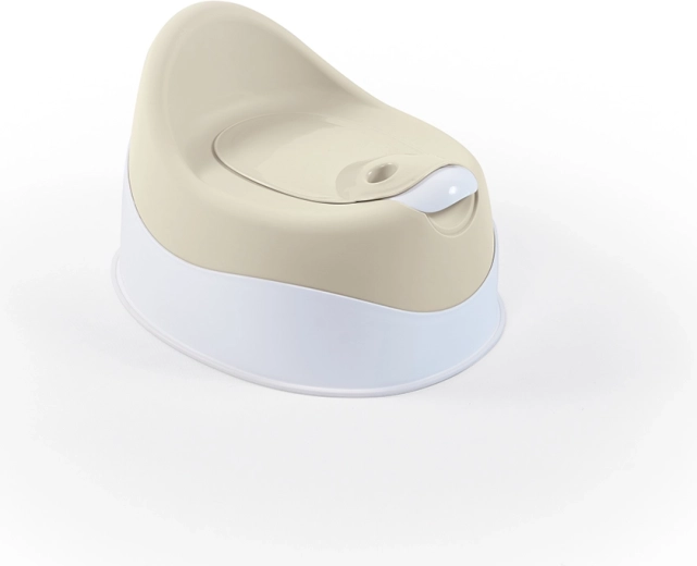 Kindertöpfchen mit Deckel und herausnehmbarer Schale, beige