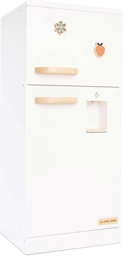 Hölzerner Kinder-Retro-Kühlschrank mit Gefrierfach Le Toy Van