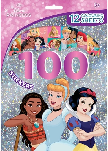 Disney Prinzessinnen – 100 Sticker und Malvorlagen