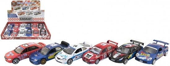 KINSMART Street Fighter Rennwagen 13 cm mit Rückziehantrieb, 6 Varianten