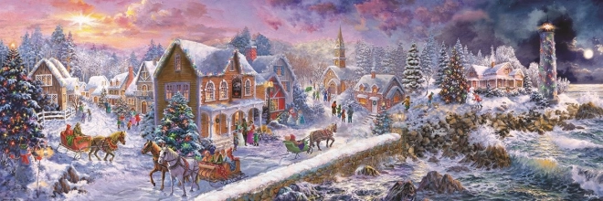 Panoramapuzzle Ferien an der Küste