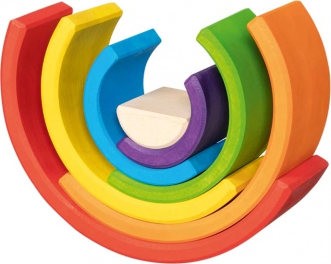 Holzpuzzle Regenbogen Goki