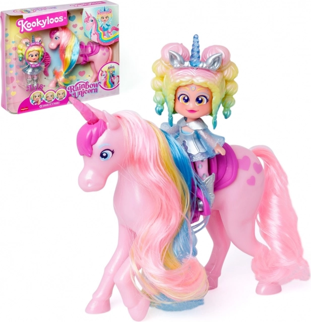 Puppe KookyLoos Rainbow Unicorn