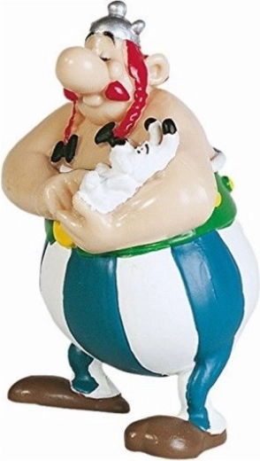 Asterix & Obelix Sammlerfigur Obelix mit Idefix – 1 Stück