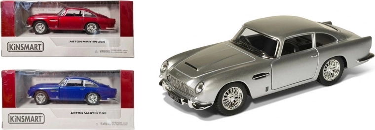 Aston Martin Metallmodell 1:38 mit Pull-Back-Antrieb