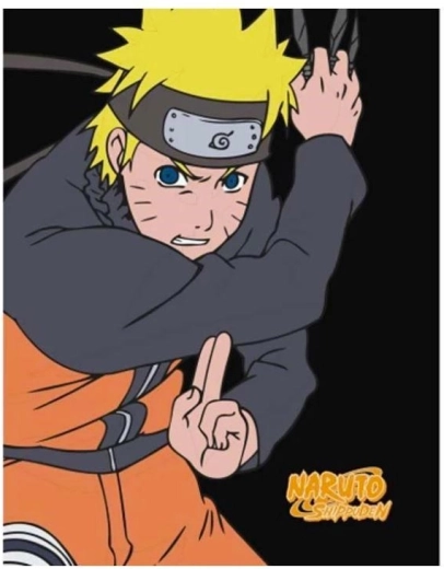 Naruto-Fleecedecke