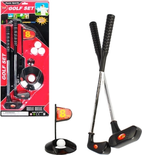 Kinder-Minigolf-Set aus Kunststoff mit Bällen