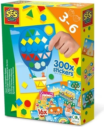 SES Creative geometrische Formen zum Aufkleben