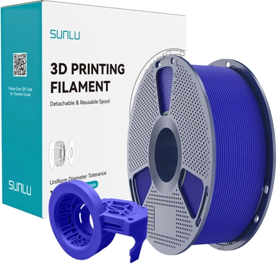 Sunlu Hochgeschwindigkeits-Matt-PETG-Filament blau