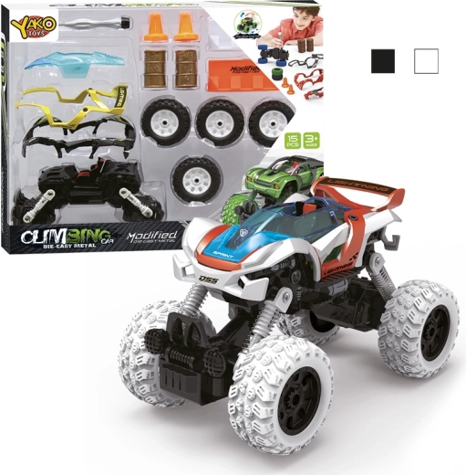 Baustellensatz Auto 4WD 1:32, 15 Teile