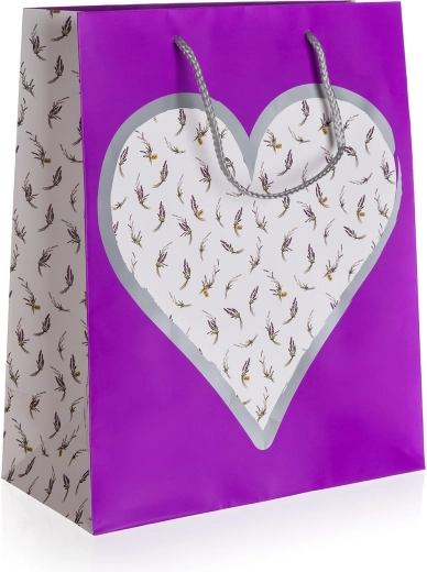 Geschenktasche LAVENDEL L 26 × 32 × 13 cm
