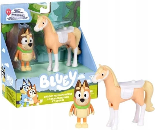Bluey Chilli auf dem Pferd