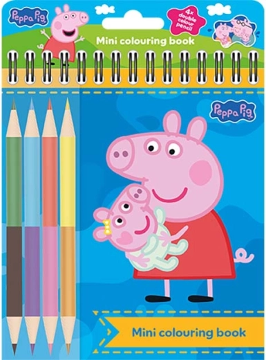 Mini-Malbuch mit Buntstiften Peppa Wutz