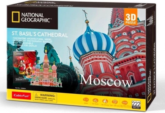 CubicFun National Geographic 3D-Puzzle Basilius-Kathedrale, 224 Teile