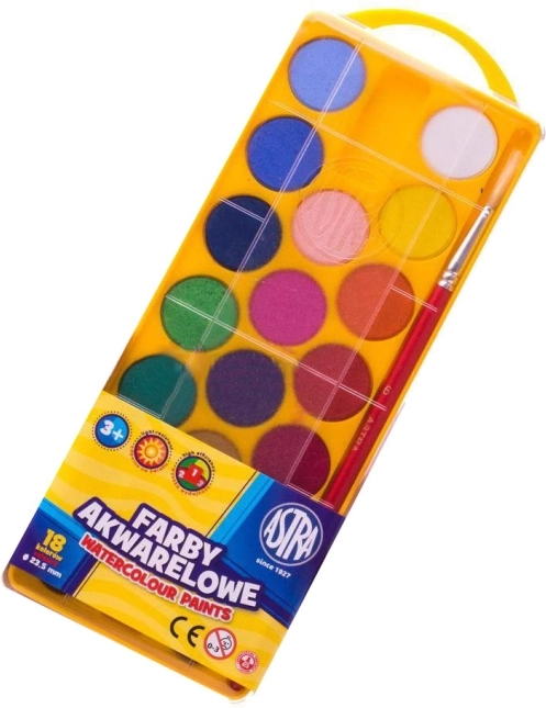 Wasserfarben ASTRA 18 Stück