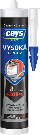 Hochtemperatur-Silikon schwarz 280 ml CEYS