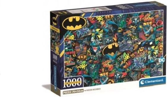 Clementoni Compact Puzzle Batman 1000 Teile