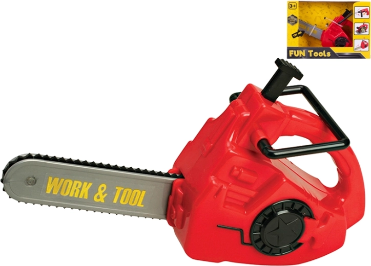 Kinder-Motorsäge mit Schwungrad 20 cm
