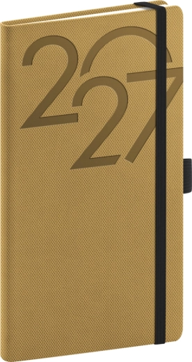 Notique Taschenkalender Ajax 2027 gold 9 × 15,5 cm