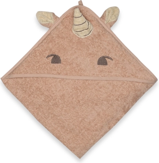 NuuRoo Aki Junior Kapuzenhandtuch Rose Unicorn