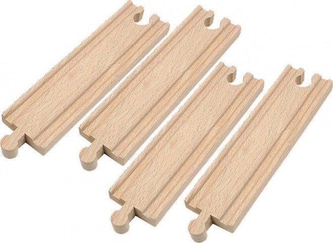 Mittlere Schienen für die Eisenbahnbahn 16 cm