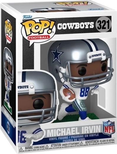 Funko Pop! Football NFL Michael Irvin (Dallas Cowboys) #321 - 1 Stück