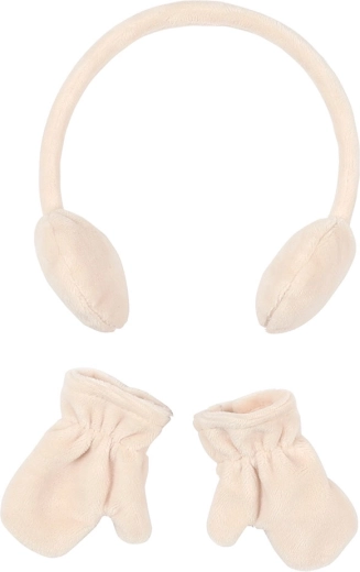 Skrållan Winterset – Ohrenschützer und Handschuhe für eine 45-cm-Puppe