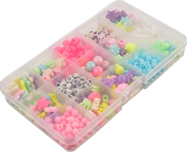 Kreativset zum Perlenauffädeln für Kinder
