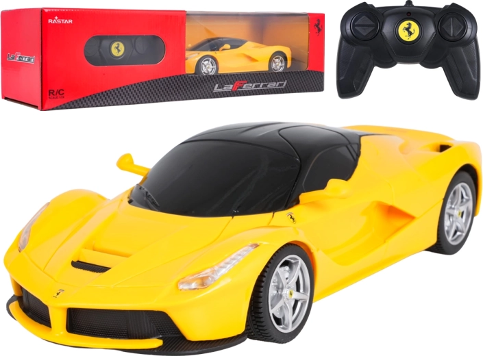 Ferngesteuertes Auto Ferrari LaFerrari gelb 1:24 RASTAR