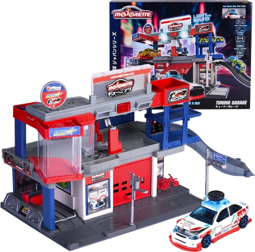 Majorette Japan Series Tuning-Garage mit Honda Civic Type R EK9