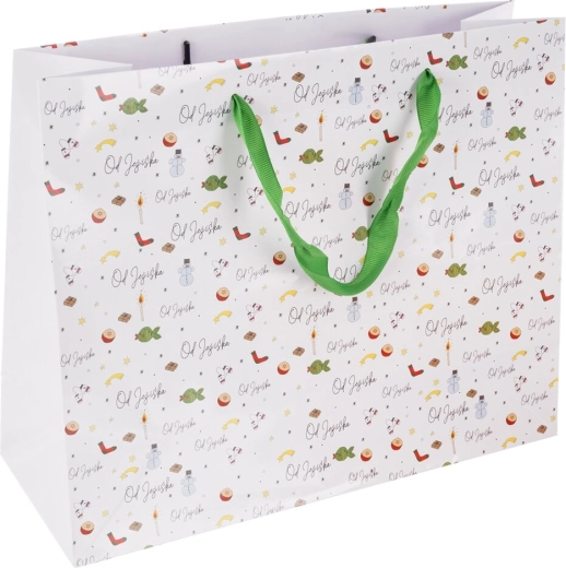 Geschenkpapiertüte „Vom Christkind“ 32 × 12 × 26 cm