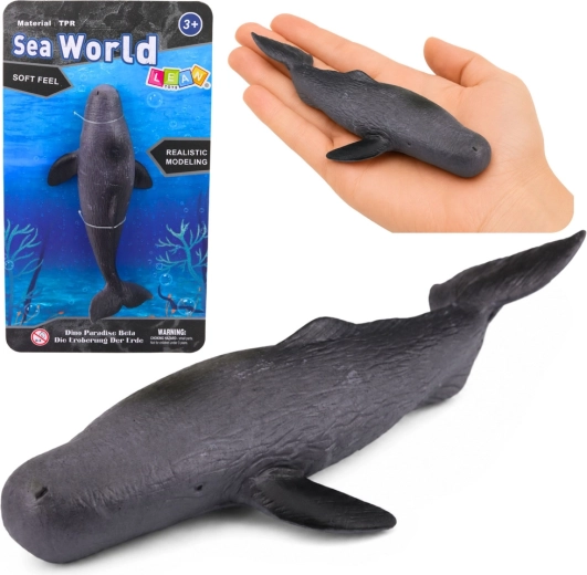 Gummi-Realistikfigur Wal 18 cm
