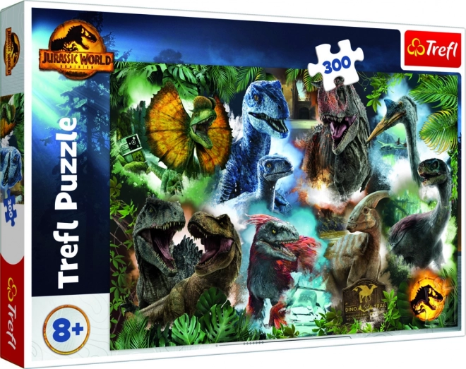 Puzzle 300 Teile Beliebte Dinosaurier Jurassic World