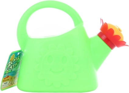 Gießkanne aus Kunststoff mit Blumenbrause (Farbmix)