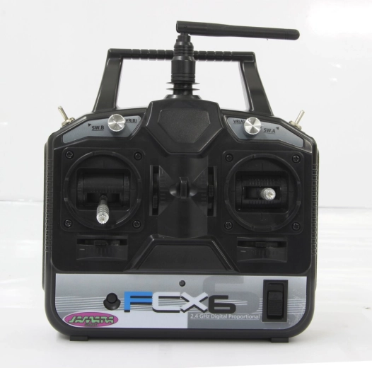 Jamara Sender FCX6 2,4 GHz, Gas rechts (B-Ware) - 1 Stück