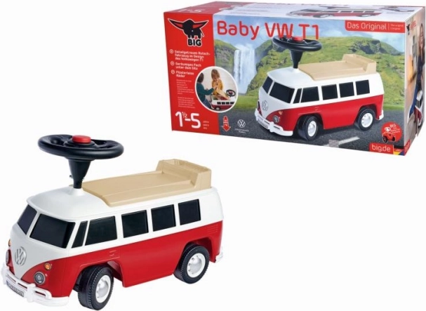 Großer Schiebewagen Volkswagen T1 für Kinder