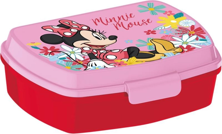 Minnie Brotdose aus Kunststoff 17,5 × 14,5 × 6,5 cm