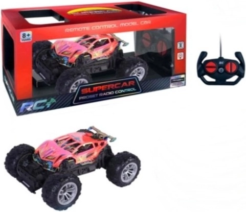 Rotes RC-Geländefahrzeug